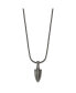 Фото #1 товара Chisel antiqued Arrow Pendant 28 inch Box Chain Necklace