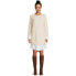 Time and Tru Sweater Dress Women Cream Size L Layered-Look Long sleeve Polyester