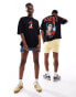 ASOS DESIGN unisex oversized t-shirt with Scarface graphic prints in black