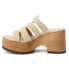BEACH by Matisse Daze Platform Womens Beige Casual Sandals DAZE-795
