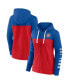 Women's Royal, Red Chicago Cubs Take The Field Colorblocked Hoodie Full-Zip Jacket