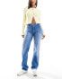 Фото #1 товара ONLY Blush straight leg jeans in mid wash blue