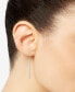 ფოტო #3 პროდუქტის Diamond Long Drop Earrings (1/4 ct. t.w.) in 14k Gold or 14k White Gold, Created for Macy's