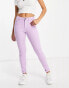 Noisy May cotton blend skinny jeans in purple - PURPLE