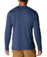 ფოტო #3 პროდუქტის Men's Thistletown Hills Logo Graphic Long-Sleeve Tech Henley