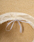 Фото #2 товара Women's Open Inset Band Straw Cloche Hat