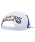 Men's White Los Angeles Lakers Hardwood Classics In Your Face Deadstock Snapback Hat