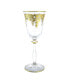 Фото #1 товара Wine Glass with Rich 24K Gold Artwork, Set of 6