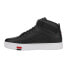 Фото #3 товара Fila V10 Lux High Top Mens Black Sneakers Casual Shoes 1CM00881-014