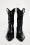Cowboy-heel boots