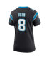 Фото #2 товара Women's Jaycee Horn Black Carolina Panthers Game Jersey