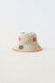 Фото #1 товара Floral embroidered bucket hat