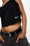 Фото #1 товара Sportswear Jersey Kadın Siyah Kolsuz T-Shirt