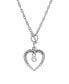 2028 crystal Live Love Rescue Heart Necklace