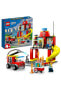 Фото #3 товара Конструктор пластиковый Lego City İtfaiye Merkezi ve İtfaiye Kamyonu 60375 - для детей от 4 лет