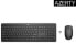 Фото #2 товара HP 230 Wireless Mouse and Keyboard Combo - Full-size (100%) - RF Wireless - Membrane - QWERTY - Black - Mouse included