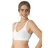 Hanes Signature Wireless Bra Women’s M White Wide Strap Comfortable Hook & Eye