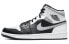 Фото #1 товара Кроссовки Nike Air Jordan 1 Mid White Shadow (Белый, Черный)