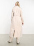 Фото #7 товара Forever New belted maxi trench maxi coat in soft cream