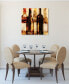 Smokey Wine 3Frameless Free Floating Tempered Art Glass Wine Bottle Wall Art by EAD Art Coop, 38" x 38" x 0.2"