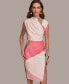 Фото #4 товара Платье женское DKNY Sheath Colorblocked Donna Karan