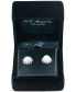 ფოტო #2 პროდუქტის EFFY® Cultured Freshwater Pearl (7mm) & Diamond (1/10 ct. t.w.) Stud Earrings in Sterling Silver