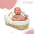 Фото #8 товара Кукла для девочек MUÑECAS ARIAS Two Handles Covers Blanket And Cushion wicker basket