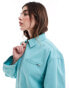 Фото #2 товара ASOS DESIGN twill harrington shacket in blue