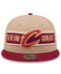 Men's Tan/Wine Cleveland Cavaliers 2024 NBA Draft 9FIFTY Snapback Hat