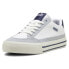Фото #2 товара Puma Court Classic Vulc Lace Up Mens White Sneakers Casual Shoes 39502005