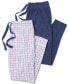 ფოტო #6 პროდუქტის Women's Ultra-Soft Jogger Pajama Bottoms, Set of 2