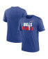 Футболка мужская Nike Buffalo Bills Local Tri-Blend в сером цвете Синий, S - фото #3