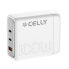 Фото #1 товара Сетевое зарядное устройство Celly PS3GAN100WWH Белый 100 W