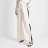 Women's Wide Leg Trousers - Future Collective with Kahlana Barfield Brown Cream