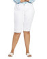 Фото #1 товара Nydj Plus Bike Capri Optic White Jean Women's 24W