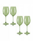 Фото #2 товара Стаканы для вина Qualia Glass Carnival All Purpose 20 унций, набор из 4 шт.