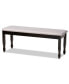 Фото #1 товара Corey Modern and Contemporary Fabric Upholstered Dining Bench