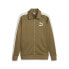 Фото #1 товара Puma T7 Iconic Full Zip Track Jacket Mens Brown Casual Athletic Outerwear 539484