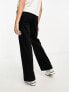Фото #5 товара Vero Moda Tall Kayla button front wide leg jeans in black