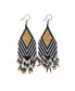 INK + ALLOY Dottie Beaded Fringe Earrings Black