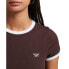 SUPERDRY Vintage Ringer Crop short sleeve T-shirt