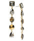 ფოტო #1 პროდუქტის Mixed Stone Linear Drop Earrings, Created for Macy's