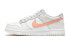 Фото #1 товара Кроссовки Nike Dunk Low White Bone Peach Aqua (Белый, Серый)