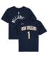 ფოტო #1 პროდუქტის Preschool Girls and Boys Zion Williamson Navy New Orleans Pelicans Team Name Number T-shirt