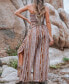 Фото #3 товара Women's Boho Tube Top Wide Leg Jumpsuit