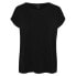 Фото #3 товара VERO MODA Lava Plain Lurex Strip short sleeve T-shirt