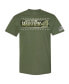 Фото #3 товара Men's Olive Kevin Harvick Busch Light Military-Inspired T-shirt