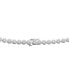 Фото #5 товара Wrapped in Love diamond 17" Collar Necklace (2 ct. t.w.) in Sterling Silver, Created for Macy's