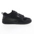 Фото #1 товара Fila Corda 1TM01797-001 Mens Black Leather Lace Up Lifestyle Sneakers Shoes