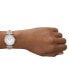 Фото #4 товара Women's Two-Tone Stainless Steel Bracelet Watch 32mm